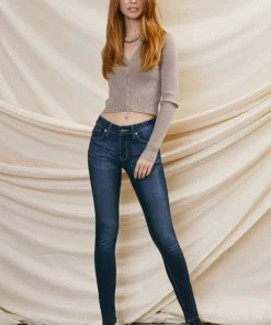 Kancan Bottoms Reid Mid Rise Denim