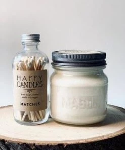 Happy Candles Jar Of Matches