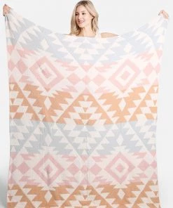 Hana Gifts + Home Accents Cozy Aztec Throw Blanket