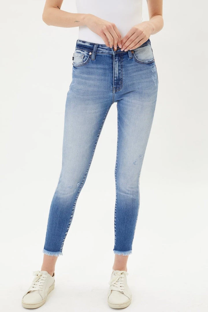 Kancan Bottoms Roel High Rise Ankle Denim 2 Kancan Bottoms Roel High Rise Ankle Denim