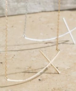 Urbanista Side Cross Pendant Necklace New Arrivals