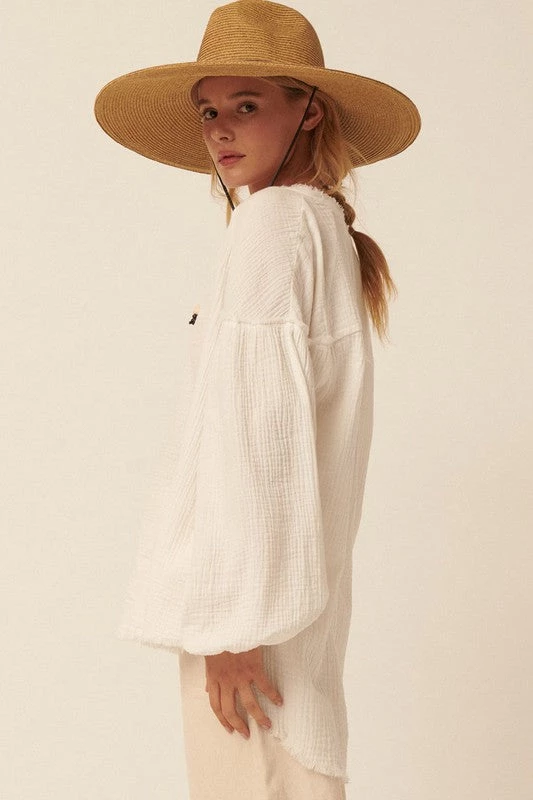 Promesa Tops Ollie Gauze Pullover 9 Promesa Tops Ollie Gauze Pullover