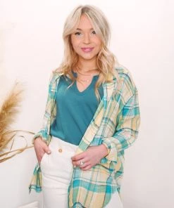 La Miel Georgia Plaid Shirt