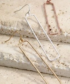 Sublime Clothing Boutique Open Bar Drop Earrings