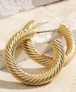 Urbanista Vintage Vibe Hoop Earrings Accessories