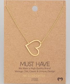 Fame Accessories Be Mine Pendant Necklace