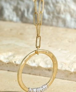 Urbanista Wrapped Up Circle Pendant Necklace Accessories