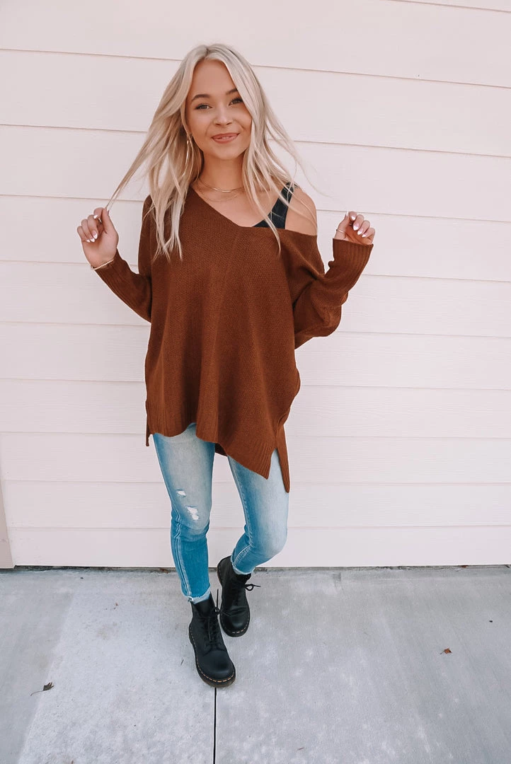 La Miel Dakota V Neck Sweater 17 La Miel Dakota V Neck Sweater