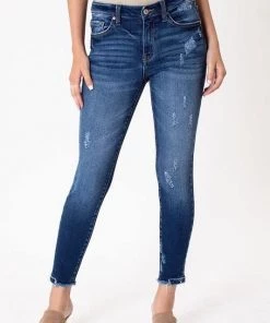 Kancan Lincoln Mid Rise Denim Bottoms