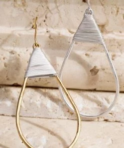 Urbanista Wrapped Up Tear Drop Earring