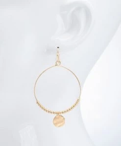 Urbanista Accessories Valencia Disc Hoop Earrings