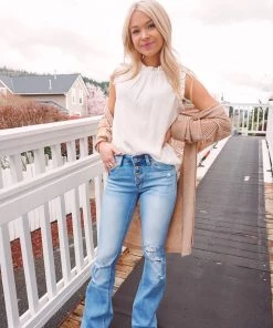 La Miel Pip Ruffle Tank Tops