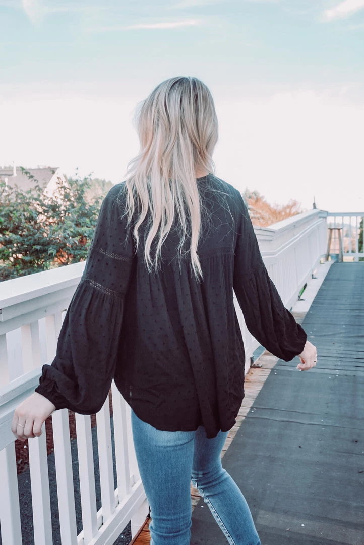 Easel Tops Dot To Dot Blouse 11 Easel Tops Dot To Dot Blouse