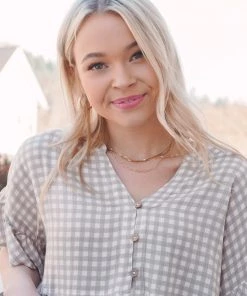 Promesa Derby Peplum Blouse 24 Promesa Derby Peplum Blouse