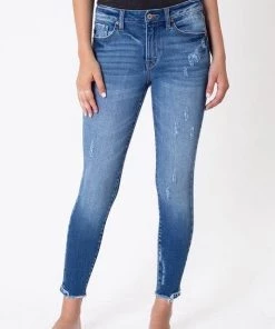 Kancan Lincoln Mid Rise Denim Bottoms
