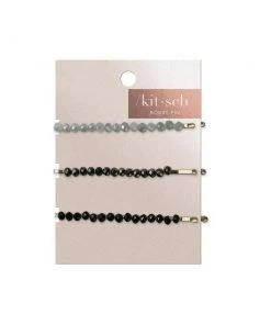 Kitsch Beaded Metal Bobby Pins