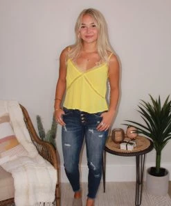 Sublime Clothing Boutique Bottoms Bri Button Fly Denim