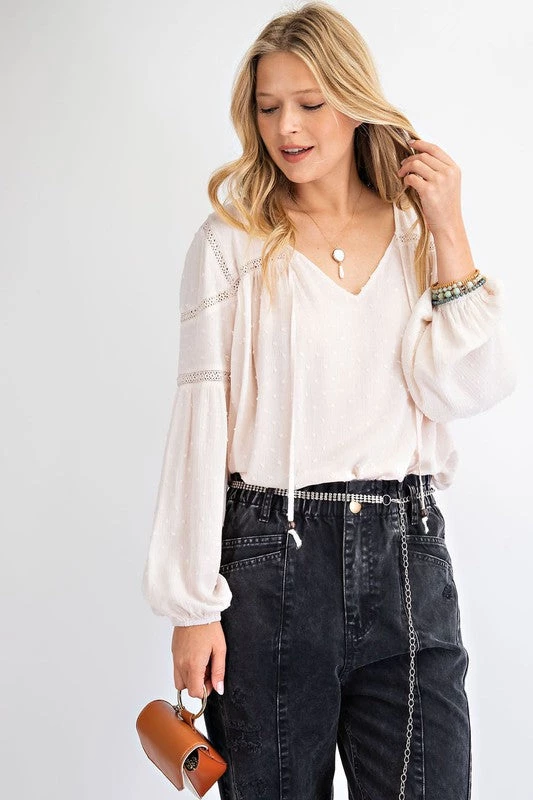 Easel Tops Dot To Dot Blouse 17 Easel Tops Dot To Dot Blouse