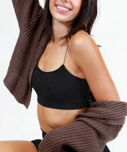 NikiBiki Eyelet Textured Bralette Bralettes