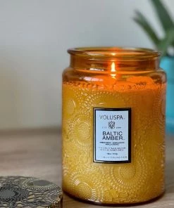 Sublime Clothing Boutique Gifts + Home Accents Voluspa Baltic Amber Large Jar