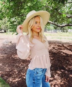 Active Basic New Arrivals Sunday Peplum Blouse