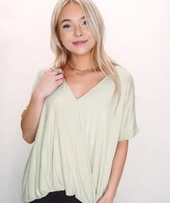 Hyfve Tops Kaylynn Surplice Top