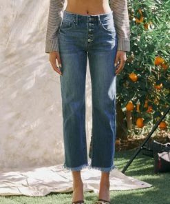 Kancan Nathaniel High Rise Straight Denim