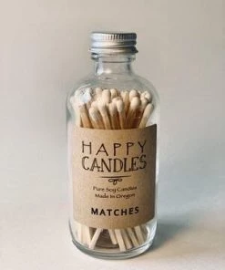 Happy Candles Jar Of Matches