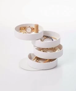 Yamazaki Home Yamazaki Tosca 4 Tiered Stacked Jewelry Box Gifts + Home Accents 9 Yamazaki Home Yamazaki Tosca 4 Tiered Stacked Jewelry Box Gifts + Home Accents