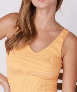 Tops NikiBiki Ruby Ribbed Crop Tank 55 Tops NikiBiki Ruby Ribbed Crop Tank