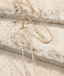 Sublime Clothing Boutique Open Bar Drop Earrings