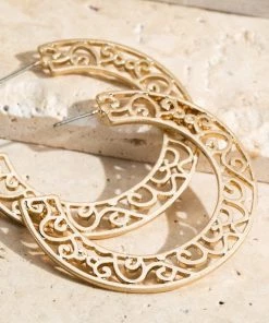 Urbanista Filigree Hoop Earrings