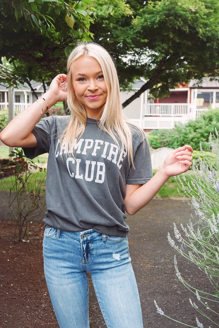 Oat Collective New Arrivals Campfire Club Tee 1 Oat Collective New Arrivals Campfire Club Tee