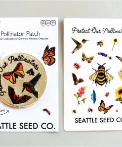 Seattle Seed Co. Pollinator Pride & Patch Sticker Kit Gifts + Home Accents