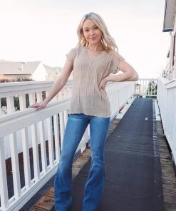 Hem & Thread Bentley Pointelle Sweater Set