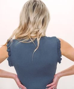 La Miel Tops Brynnie Ruffle Tank