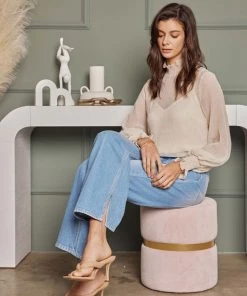 Kancan Mateo High Rise 90’s Flare Bottoms