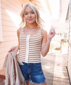 Hem & Thread Tops Mixed Feelings Tank