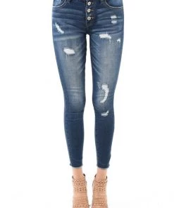 Sublime Clothing Boutique Bottoms Bri Button Fly Denim