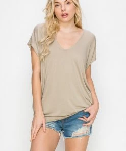 Enti Clothing Tops Leila Short Sleeve Dolman