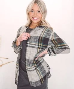 La Miel Georgia Plaid Shirt