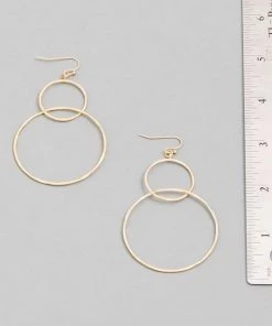 Fame Accessories Circle Around Hoop Earrings