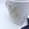 Twisted Designs By Beth Twisted Designs Gold Swinging Circles Earrings