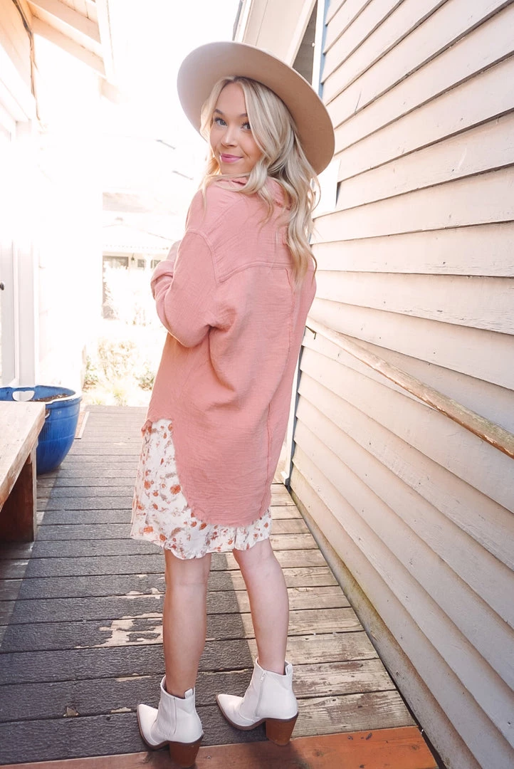 La Miel Tops Celia Button Down 14 La Miel Tops Celia Button Down