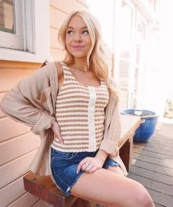 Hem & Thread Tops Mixed Feelings Tank