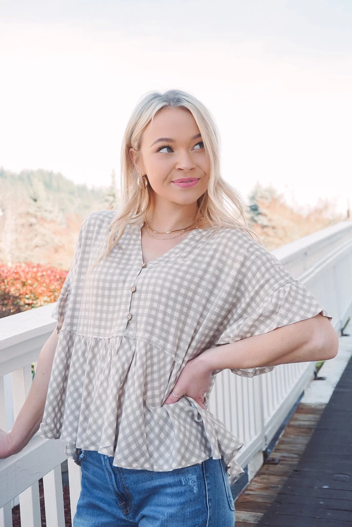 Promesa Derby Peplum Blouse 8 Promesa Derby Peplum Blouse