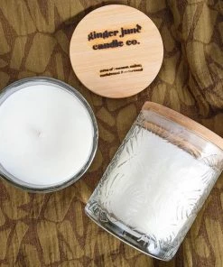 Ginger June Candle Textured Leaf Tumbler Candle New Gifts + Home