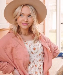 La Miel Tops Celia Button Down 48 La Miel Tops Celia Button Down