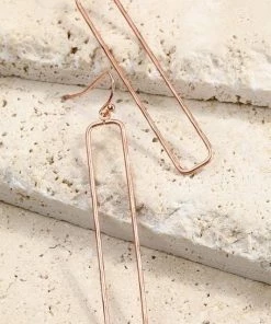 Sublime Clothing Boutique Open Bar Drop Earrings