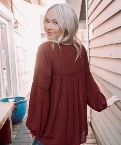 Easel Tops Dot To Dot Blouse 23 Easel Tops Dot To Dot Blouse